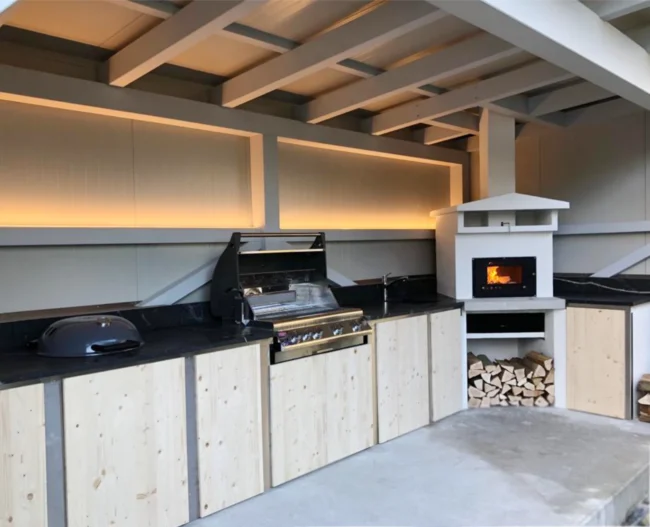 Holzbackofen - Cooker 70x90