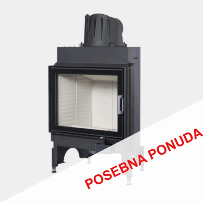 Ložište na drva ravno staklo 65x51 K