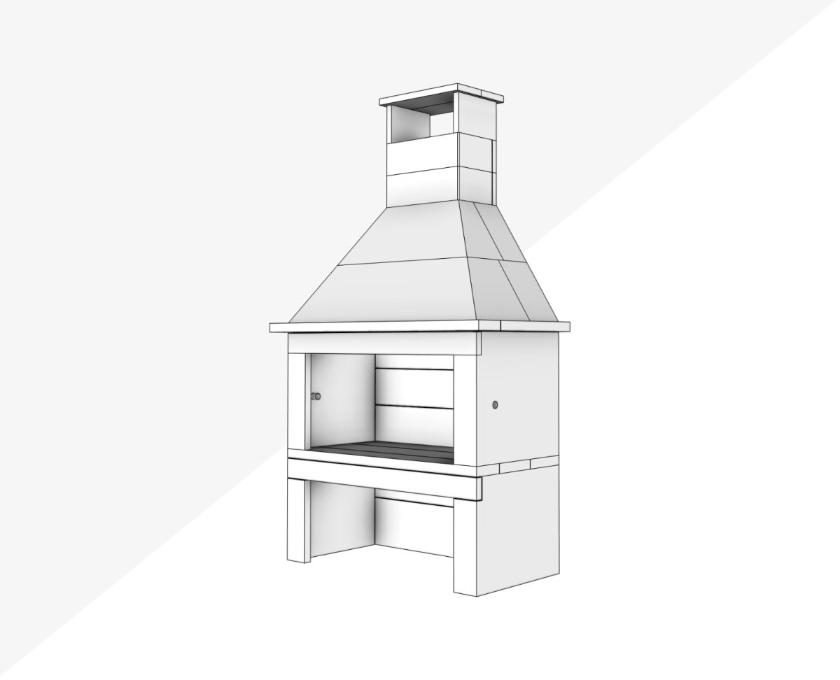 Vrtna pečenjara 164/1-osnovi model