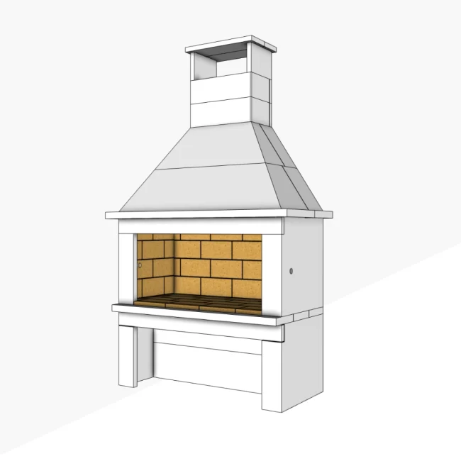Vrtna pečenjara 164/2 + šamot