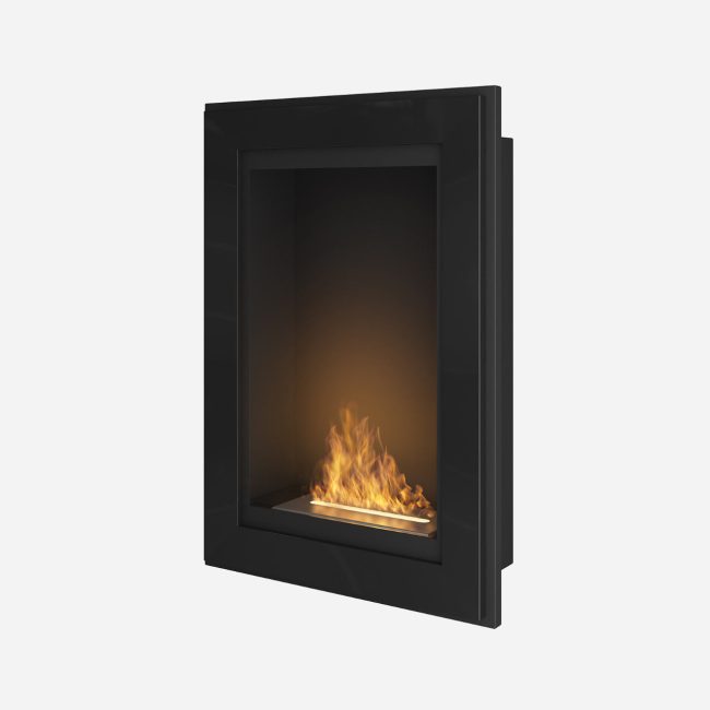 Biokamin FRAME 550 crni sa staklom