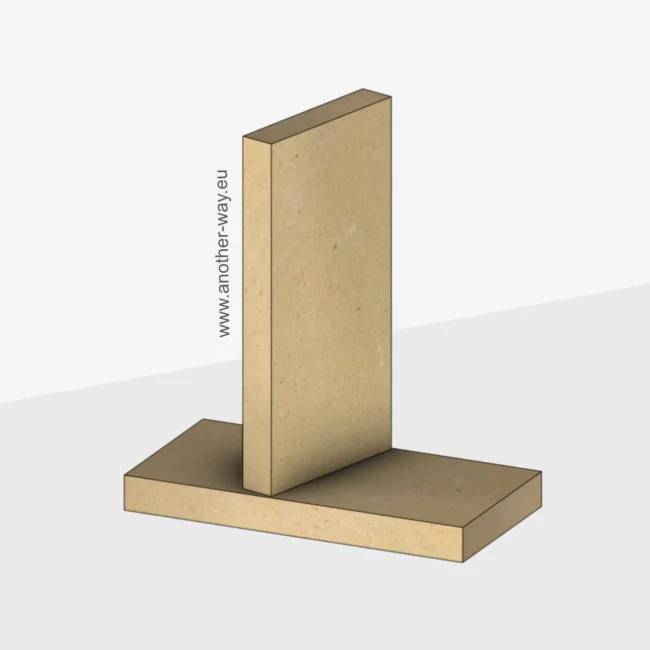 Šamotna ploča 400x200x40 mm