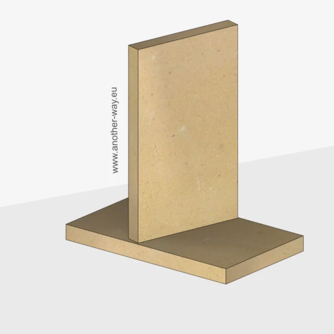 Šamotna ploča 500x300x40 mm