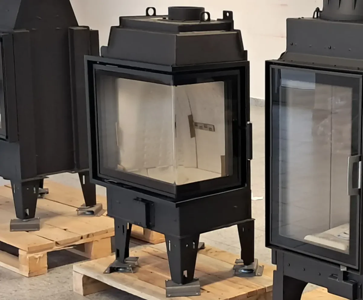 BeF Therm 6 CP Passive - kutno ložište na drva - desno bočno staklo - Slika 2