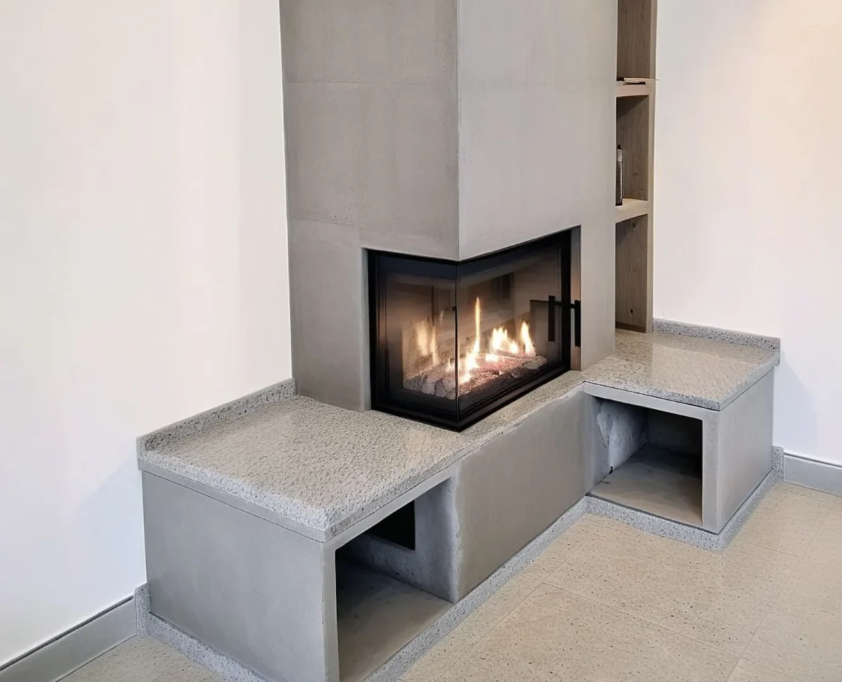 Kamin AW-4/1 - Lokacija Samobor, ložište Lucy 12 Kratki