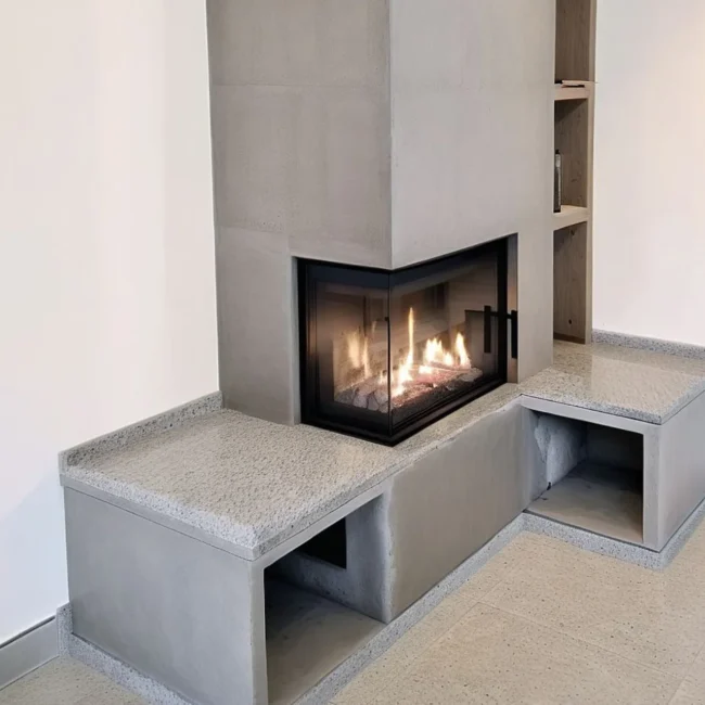 Kamin AW-4/1 - Lokacija Samobor, ložište Lucy 12 Kratki