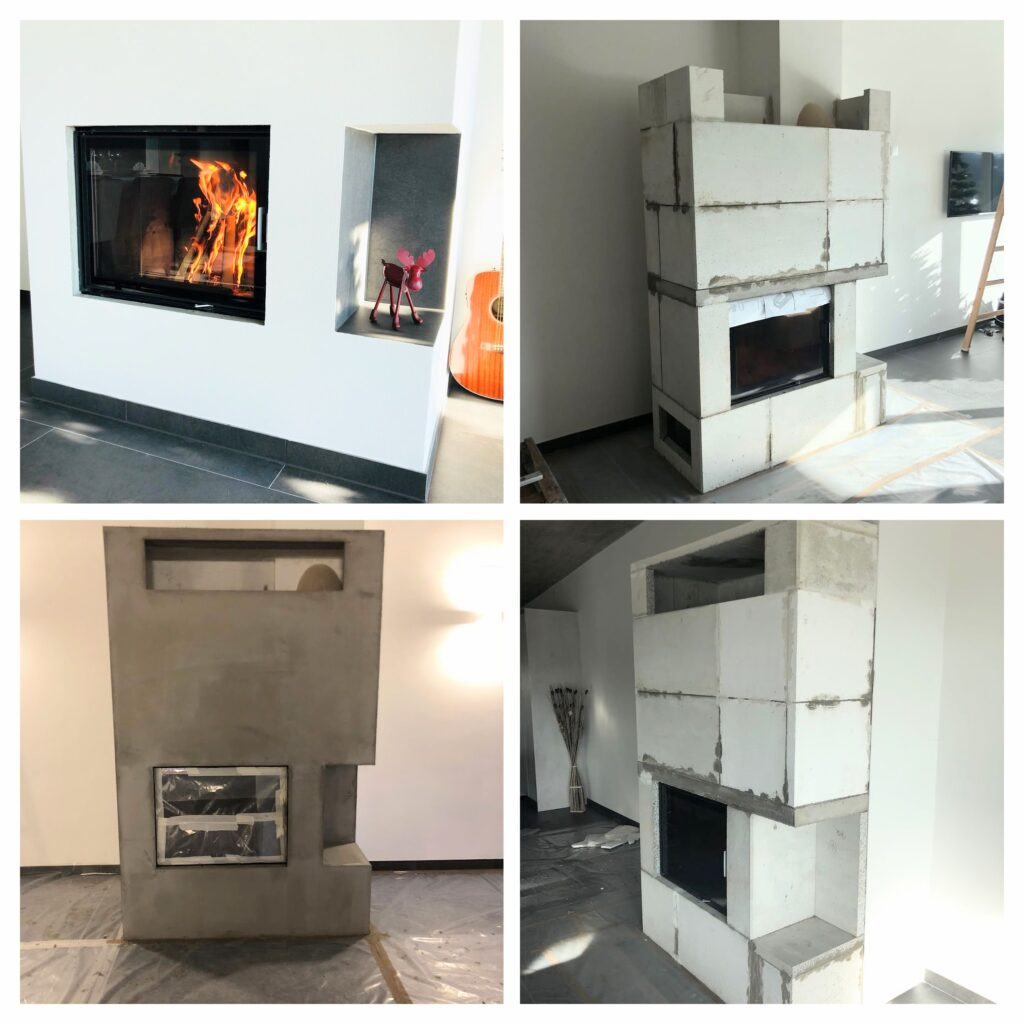 Montaža modernog kamina