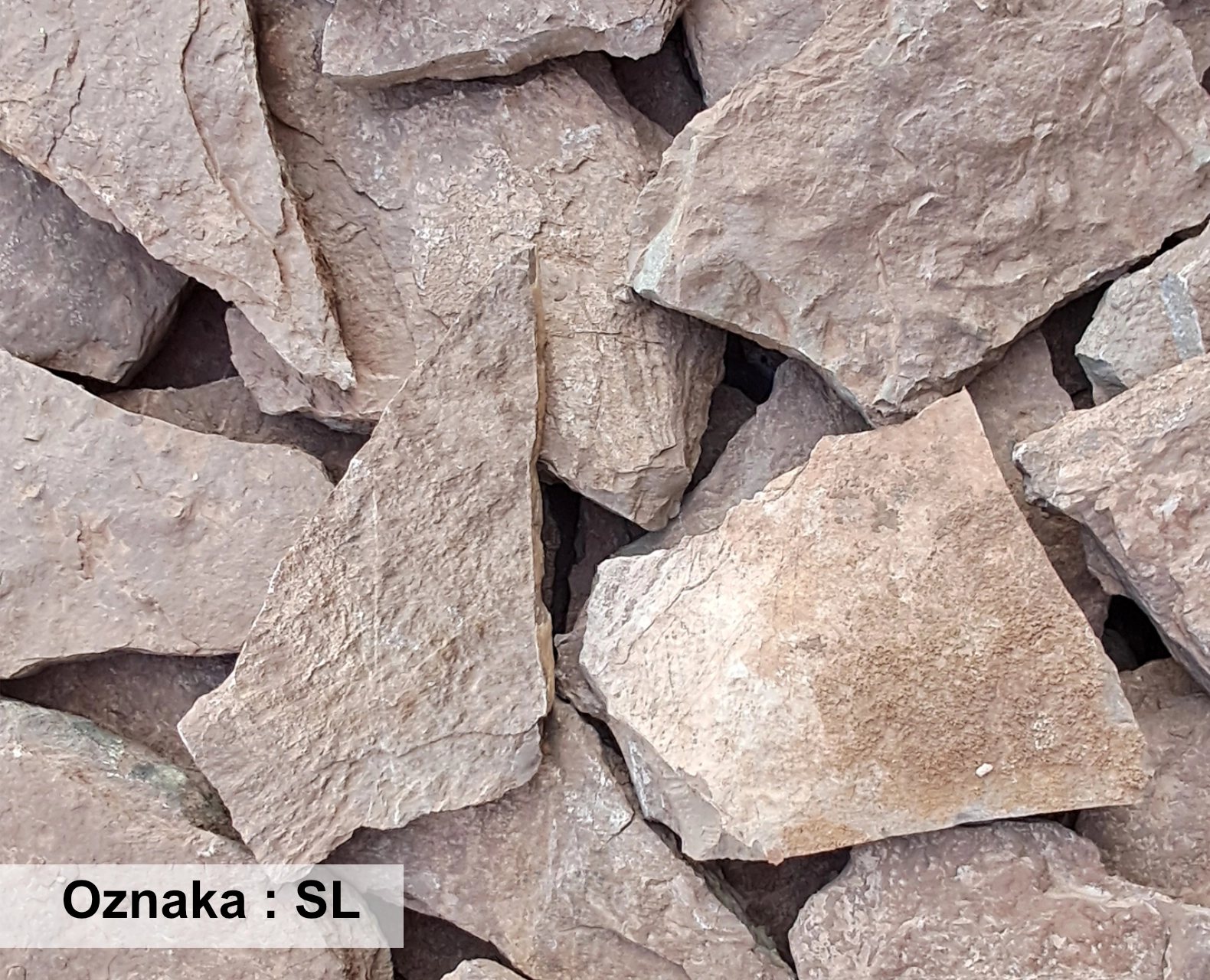 Prirodni lomljeni kamen u sivo-smeđim nijansama - Slika 5