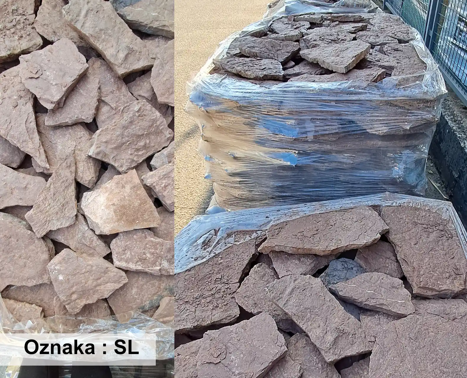 Prirodni lomljeni kamen u sivo-smeđim nijansama - Slika 6