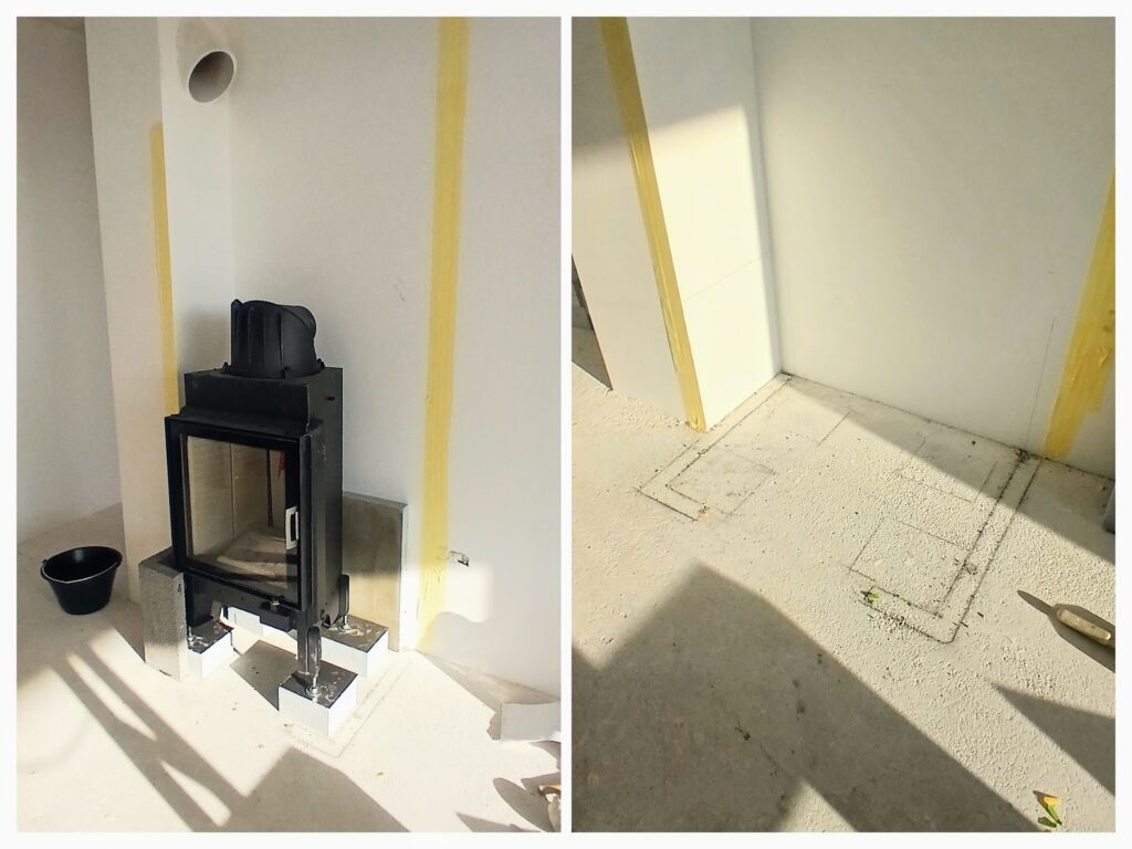 Fotografija 1 – početna faza izgradnje (ložište 65×57 ugradnja)