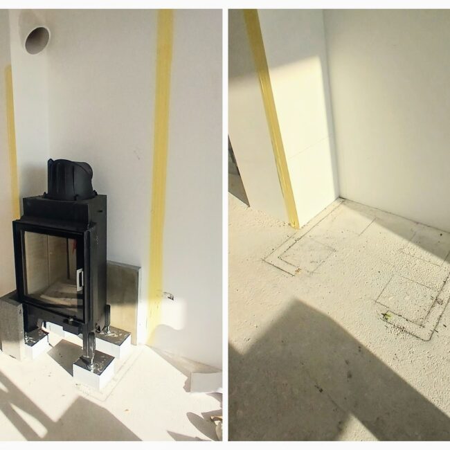 Fotografija 1 – početna faza izgradnje (ložište 65×57 ugradnja)