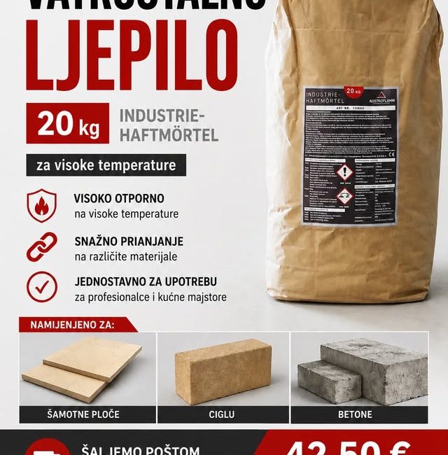 Vatrostalno ljepilo Industrial Haftmörtel