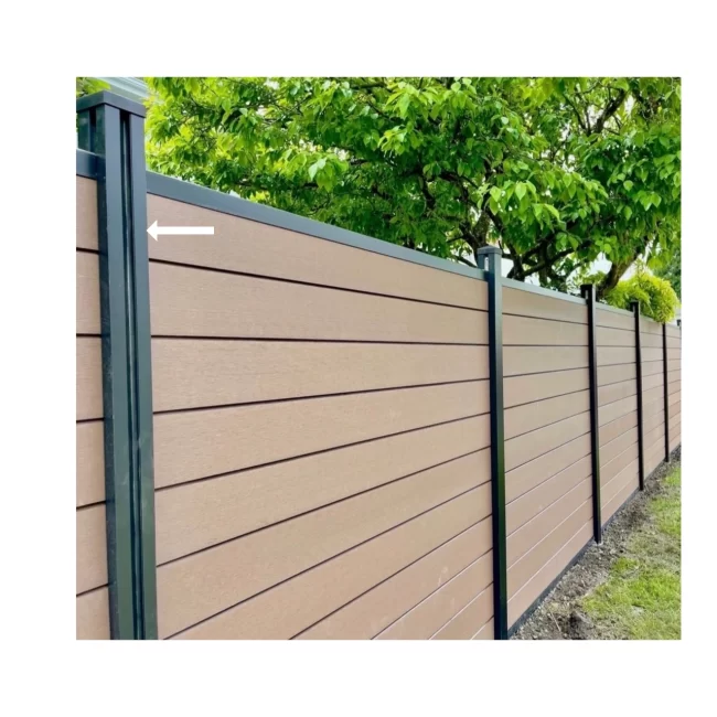 Aluminijski stup 1620x70x70mm za wpc dasku